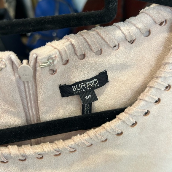 Buffalo David Bitton Faux-Suede Fringe Dress size S - Picture 4 of 7